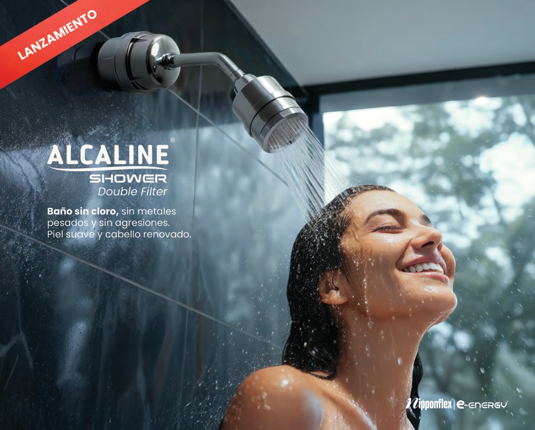 Alcaline Shower Double Filter